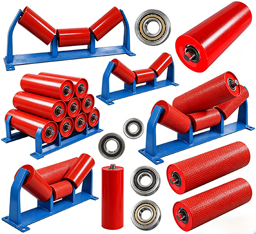 carrying idler frame